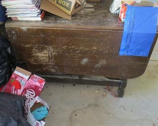 Antique Drop Leaf Table - Needs some love