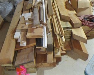 Lots of Misc Lumber For Crafts