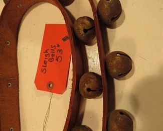 Antique Sleigh Bells 53 Inches
