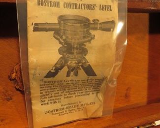 Antique Bostron Transit with Original Box, Stand