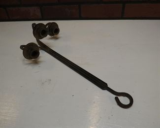 Blacksmith Made Candle Holder Cast Iron