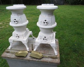 Two Original Pot Belly Stoves !!