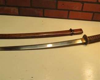 WWII Japanese Naval Sword. Wood Scabbard. Type 98. 1939 Pattern. By Ishihara Kanao 