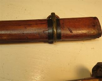WWII Japanese Sword Wood Scabbard