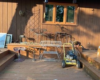 Yard Decorations and Power Washer