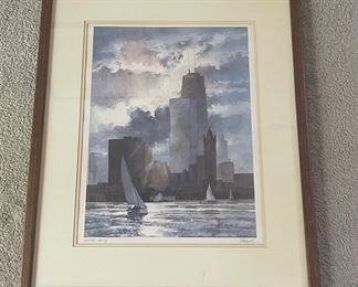 “Summer Sailing” by Tom Lynch COA and Signed