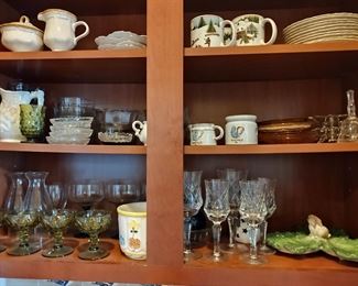 Lots Of Kitchen Glassware