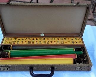Vintage Bakelite Mah Jong Set