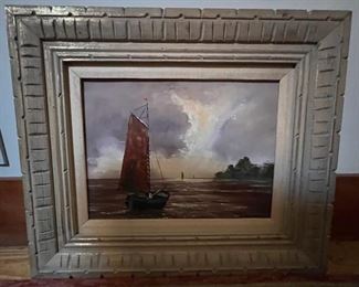 Boat Painting