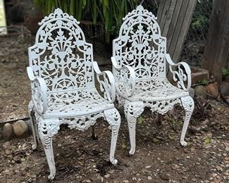 01 Victorian Iron Chairs