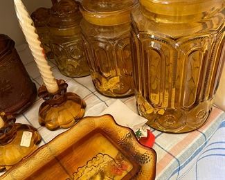 Amber Moon & Star unused cannisters