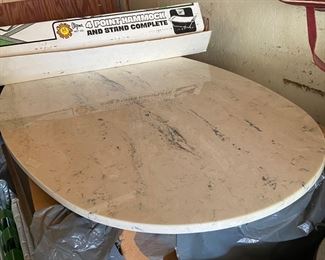 oval marble table top pieces