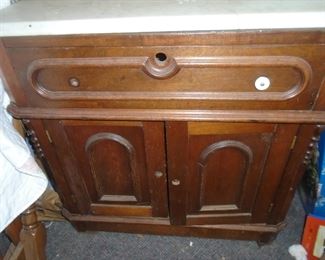 marble top commode