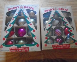 vintage Christmas ornaments