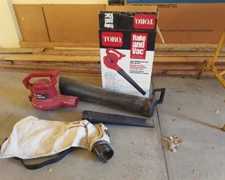 Toro Blower and Vac