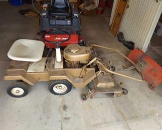 Lawn Trac with blade - Ran but had a bad bearing for mower