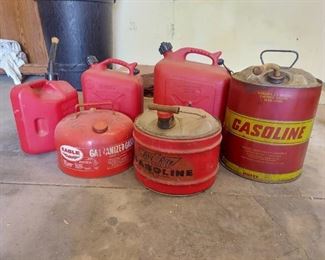 6 fuel cans