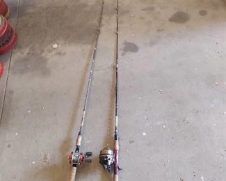 2 fishing Rods and reels