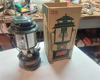 Coleman Model 220F Lantern with box