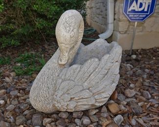 Concrete swan