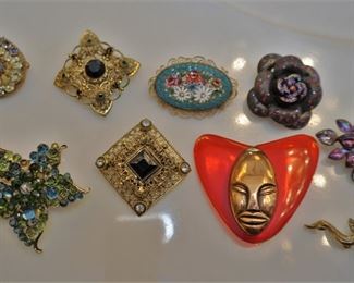 Costume brooches