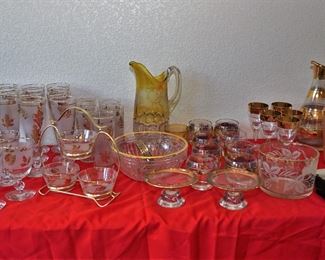 Gold barware