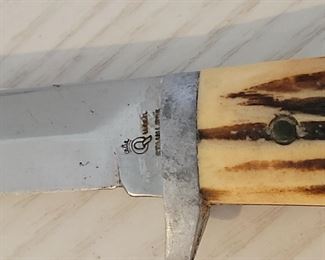 Vintage Queen knife with bone handle