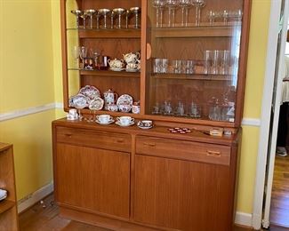 Teak china cabinet