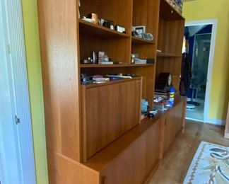 Teak bookcase/cabinet