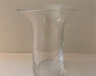 Simon Pearce glass vase