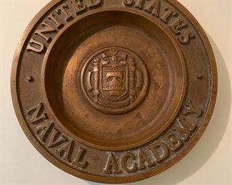 Bronze Naval Academy dish