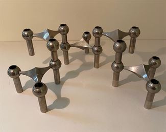 Mid-century modern candleholders - Staff/Nagel