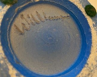 Raku bowl signed "Williams"