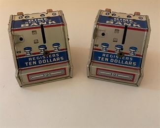 Vintage Chein "dime banks"