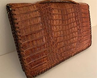 Vintage alligator purse