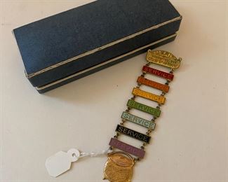 Vintage service medal