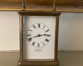 Antique carriage clock