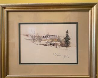 Original watercolor - George "Frolic" Weymouth