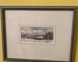 Original watercolor - M. Matuszewski