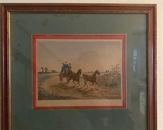 Antique lithograph