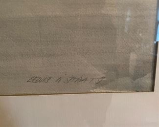 Original watercolor - Lewis Staats