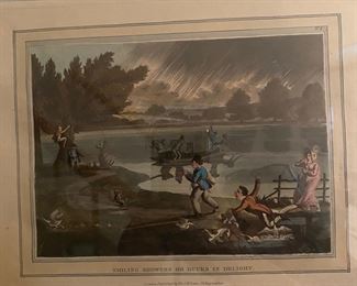 Hand colored lithograph - 1 of 5 