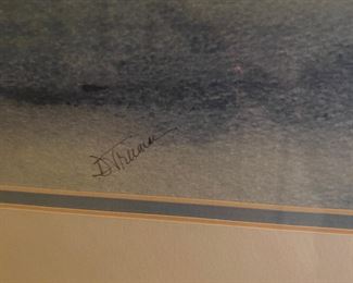 Watercolor - "Dawn of the Delaware" Dorothy Truman