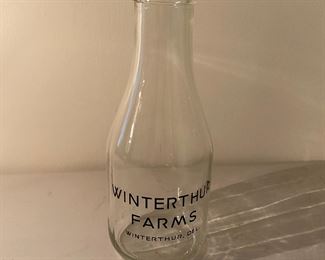 Winterthur Farms milk bottle