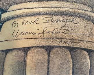 Signed Maurice Sendak poster