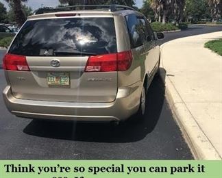 It is a tight community.  Park correctly!