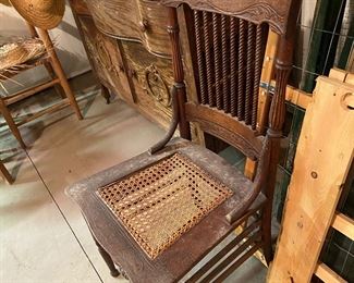 Vintage Cane bottom Chair