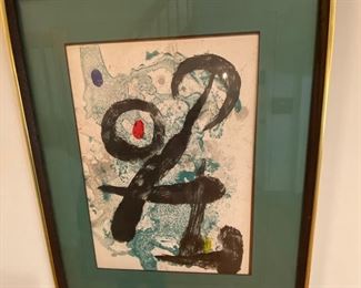 "La Faune" from Derriere le Miroir, Lithograph (unsigned) by Joan Miro