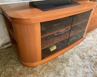 MCM TV/Component  Stand w/ swivel top