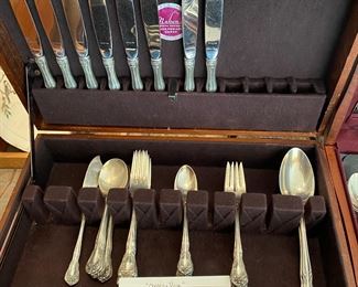 Sterling SilverFlatware  Set "Chateau Rose" by Alvin  (52 pieces)                                                                       